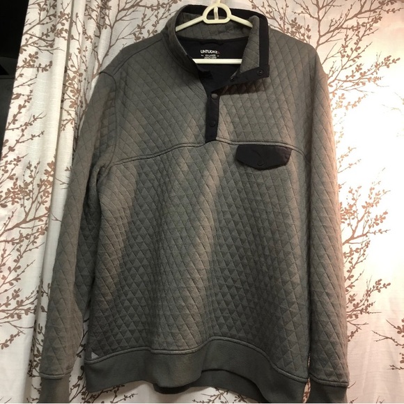 UNTUCKit Pullover Active Outdoor Polyester Sweater Mens Size XXL 2XL Grey - Picture 1 of 8